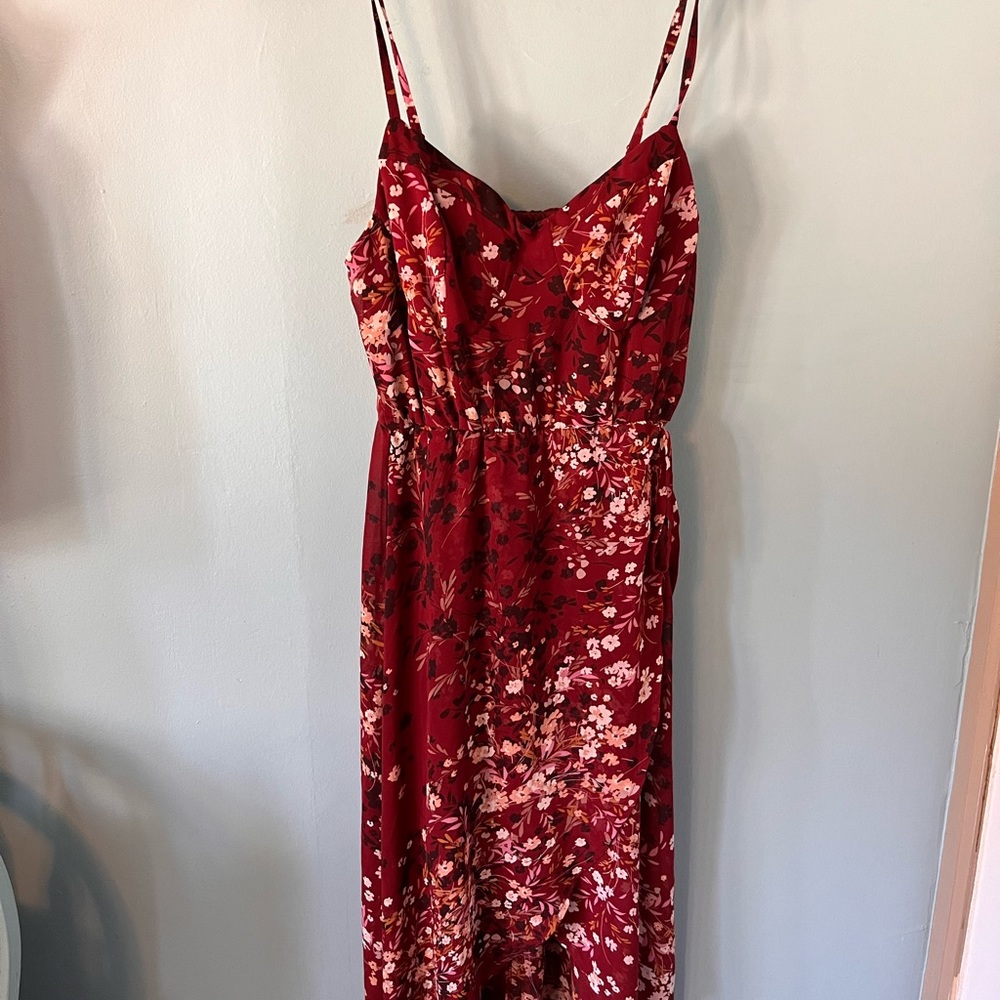 Maroon Easter Dress